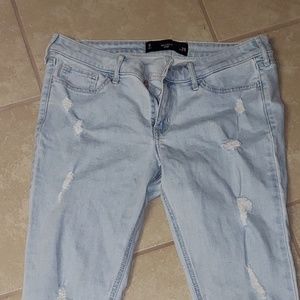 Hollister crop vintage jeans